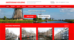 Desktop Screenshot of amsterdamhousing.com