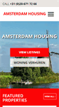 Mobile Screenshot of amsterdamhousing.com